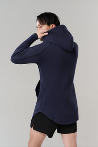 Kỳ Lân - Asian Activewear Sanctuary Hoodie - Cobalt - Men