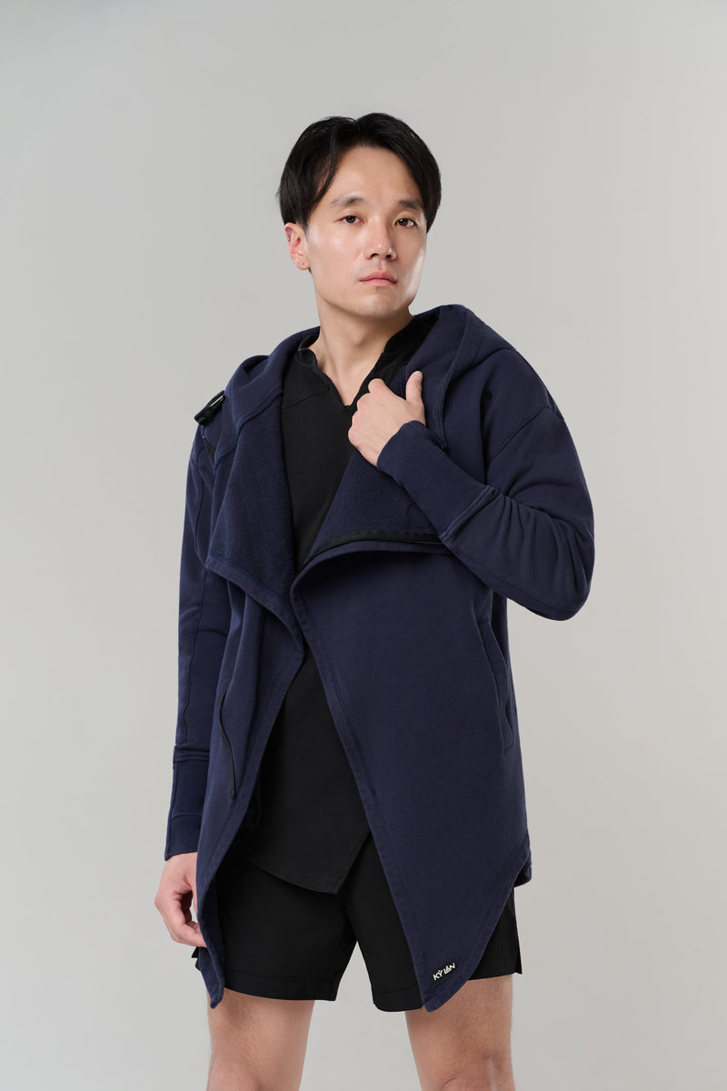 Kỳ Lân - Asian Activewear Sanctuary Hoodie - Cobalt - Men