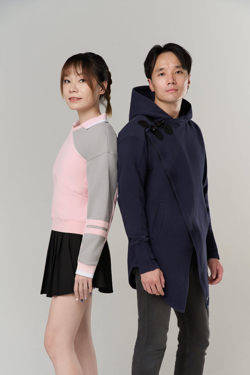 Kỳ Lân - Asian Activewear Sanctuary Hoodie - Cobalt - Men