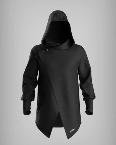 Kỳ Lân - Asian Activewear Sanctuary Hoodie - Obsidian