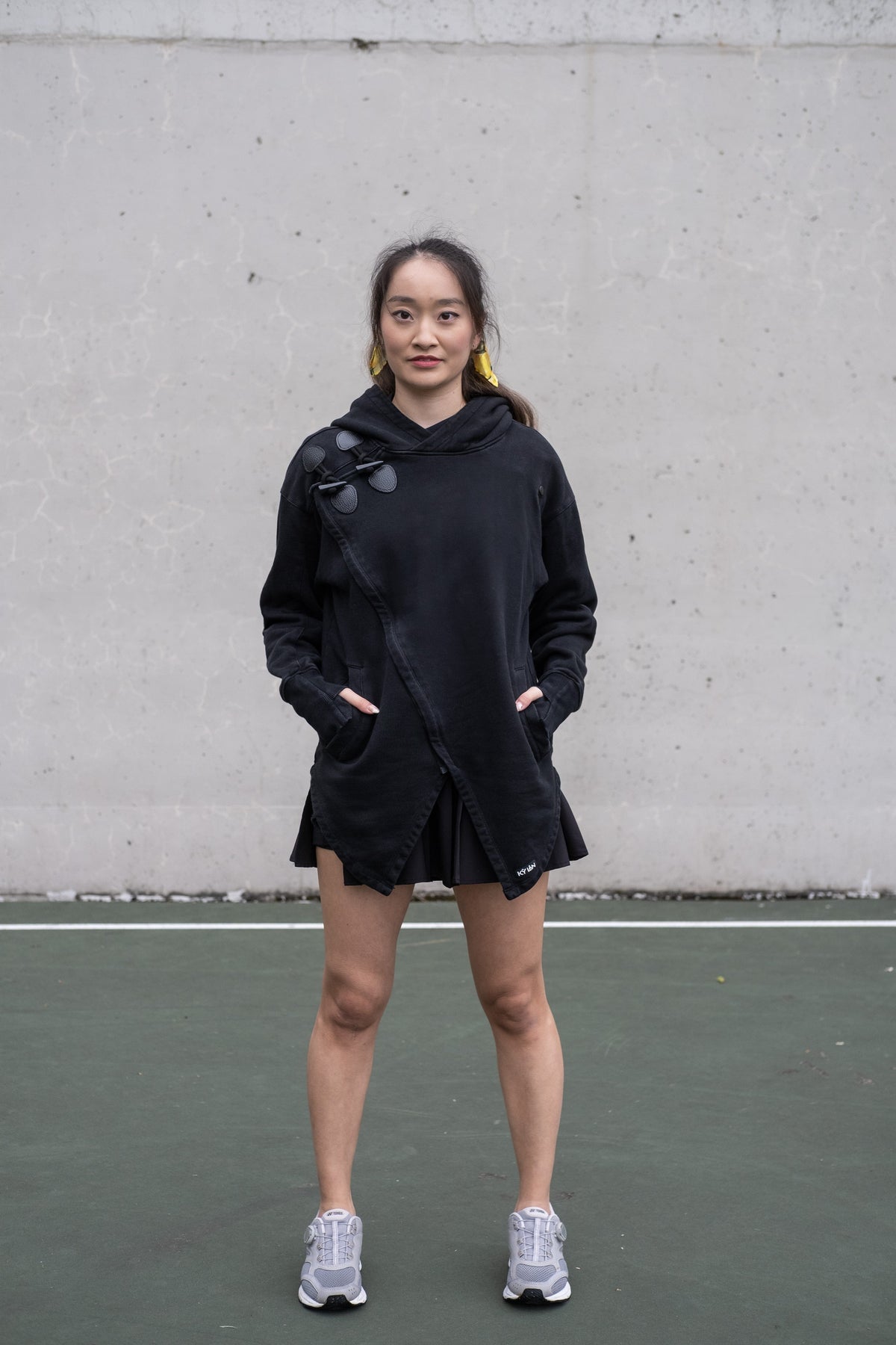 Kỳ Lân - Asian Activewear Sanctuary Hoodie - Chalk