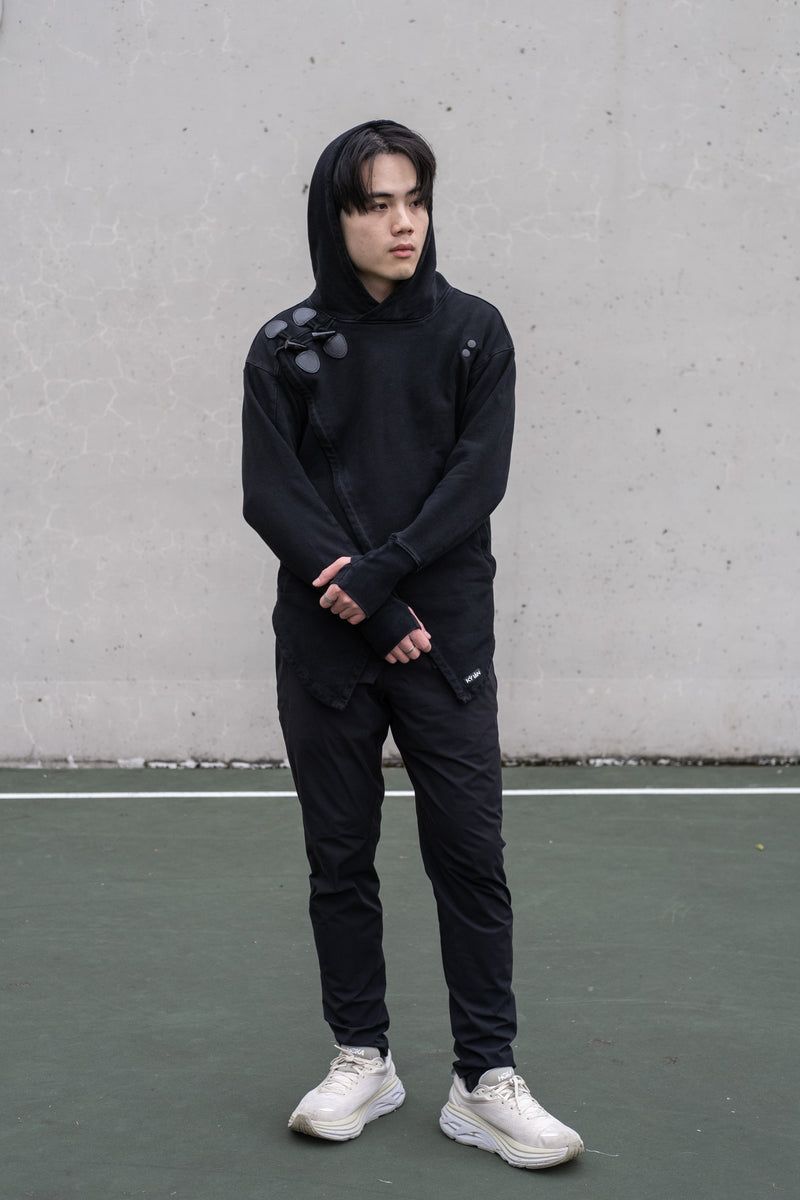 Kỳ Lân - Asian Activewear Sanctuary Hoodie - Chalk