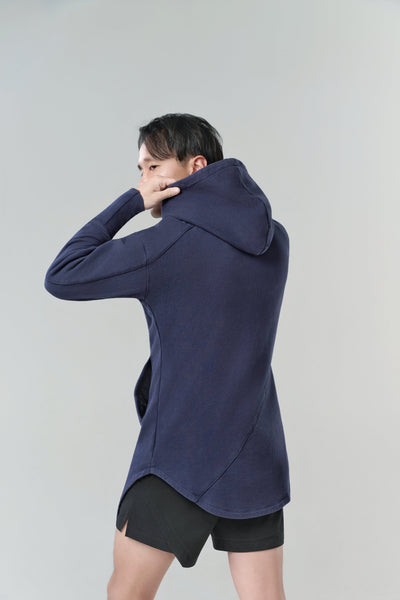 Kỳ Lân - Asian Activewear Sanctuary Hoodie - Cobalt