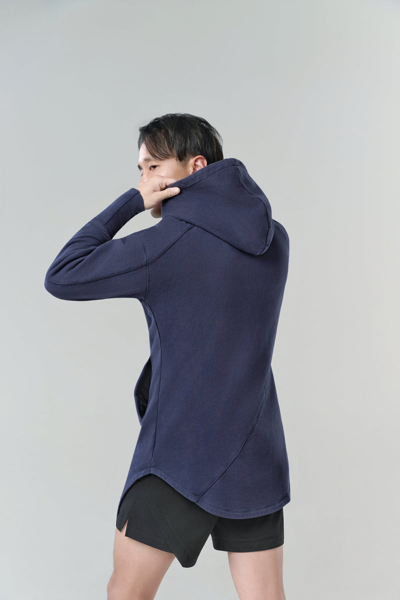 Kỳ Lân - Asian Activewear Sanctuary Hoodie - Cobalt