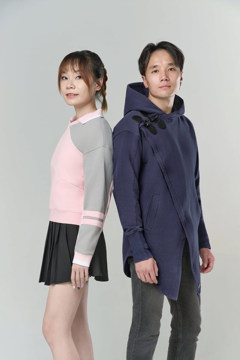 Kỳ Lân - Asian Activewear Sanctuary Hoodie - Cobalt