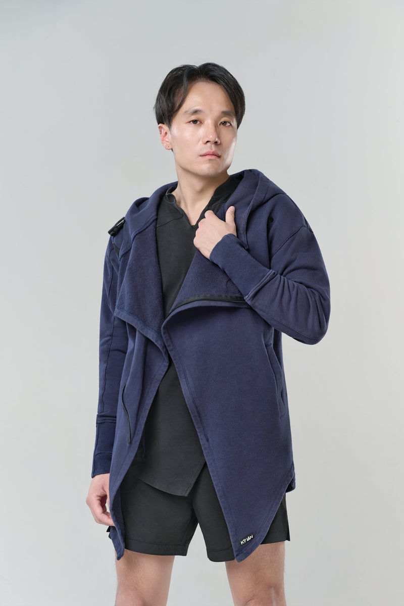 Kỳ Lân - Asian Activewear Sanctuary Hoodie - Cobalt