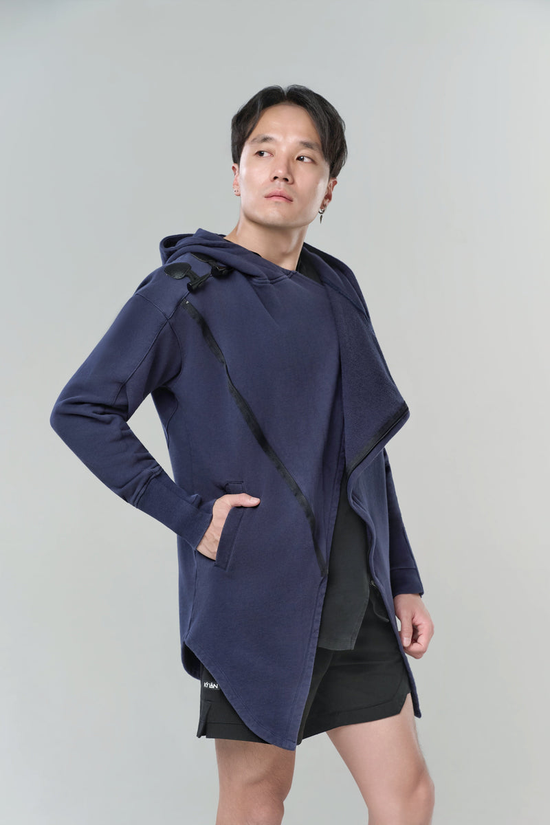 Kỳ Lân - Asian Activewear Sanctuary Hoodie - Cobalt