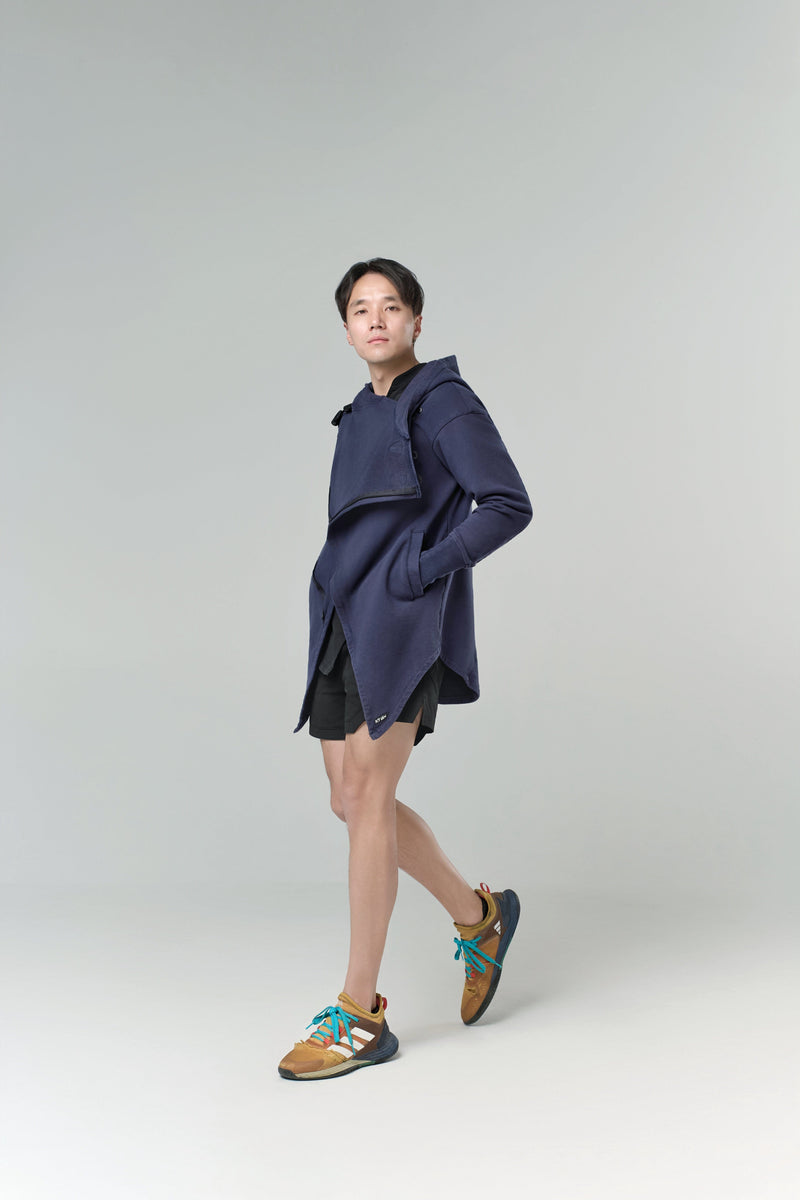 Kỳ Lân - Asian Activewear Sanctuary Hoodie - Cobalt