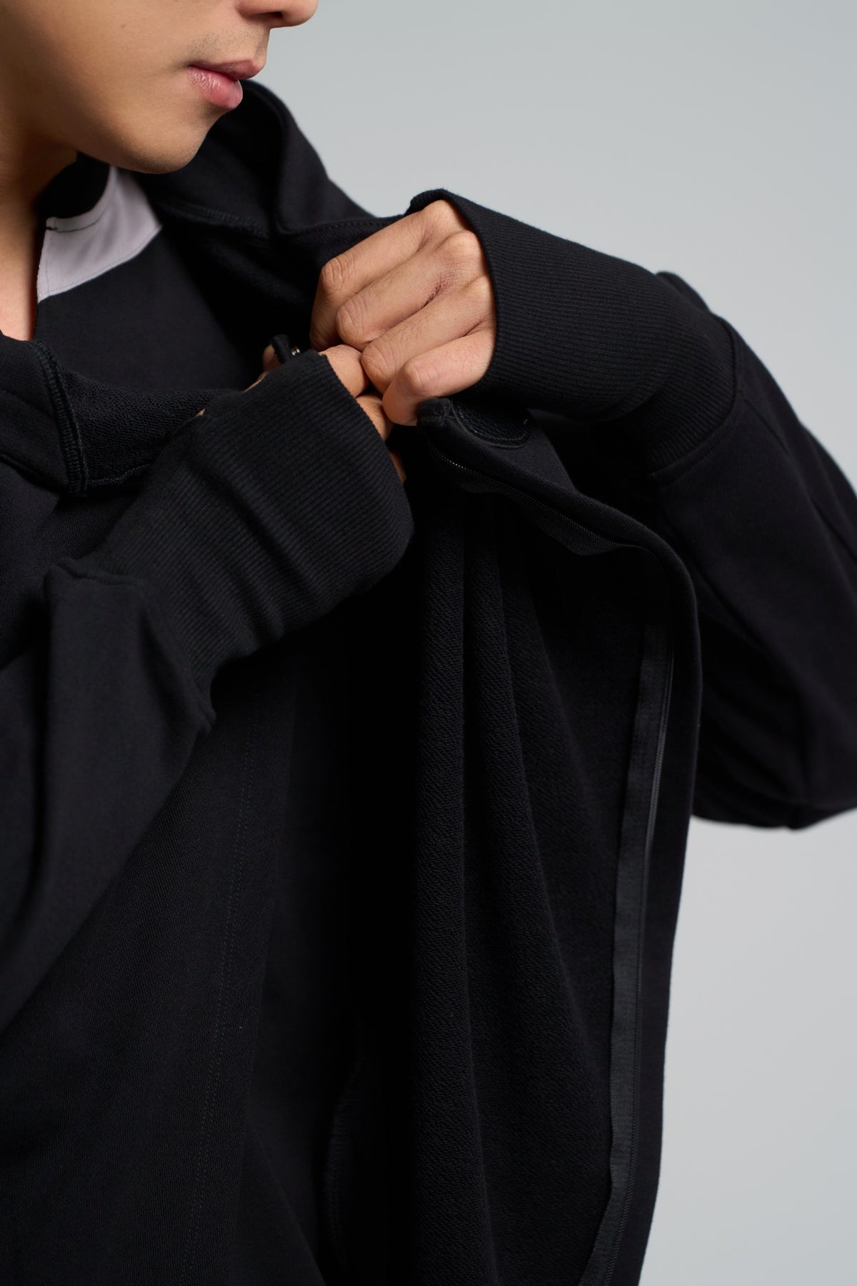 Kỳ Lân - Asian Activewear Sanctuary Hoodie - Obsidian - Men