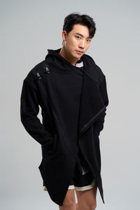 Kỳ Lân - Asian Activewear Sanctuary Hoodie - Obsidian - Men