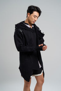 Kỳ Lân - Asian Activewear Sanctuary Hoodie - Obsidian - Men
