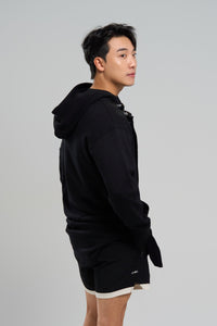 Kỳ Lân - Asian Activewear Sanctuary Hoodie - Obsidian - Men