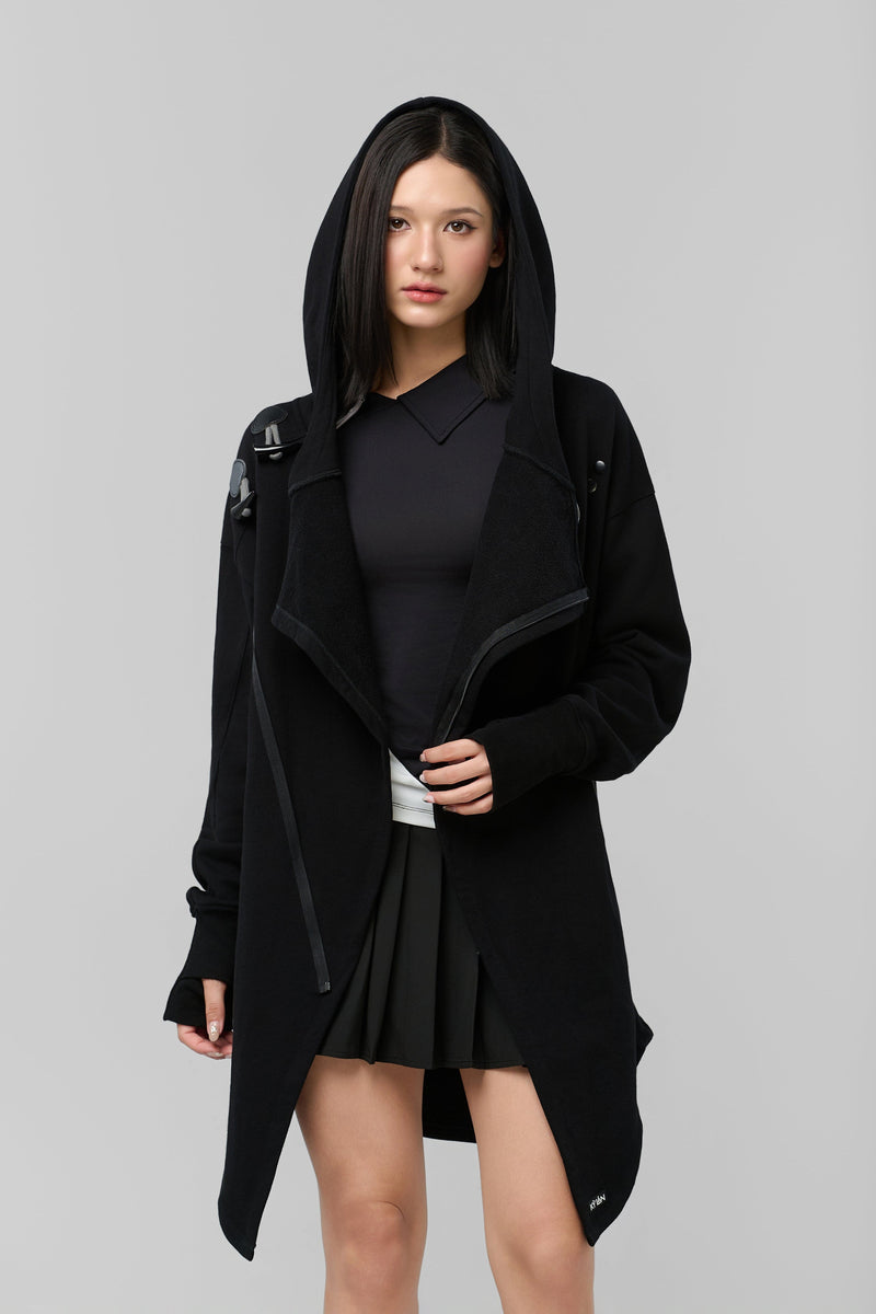 Kỳ Lân - Asian Activewear Sanctuary Hoodie - Obsidian - Men