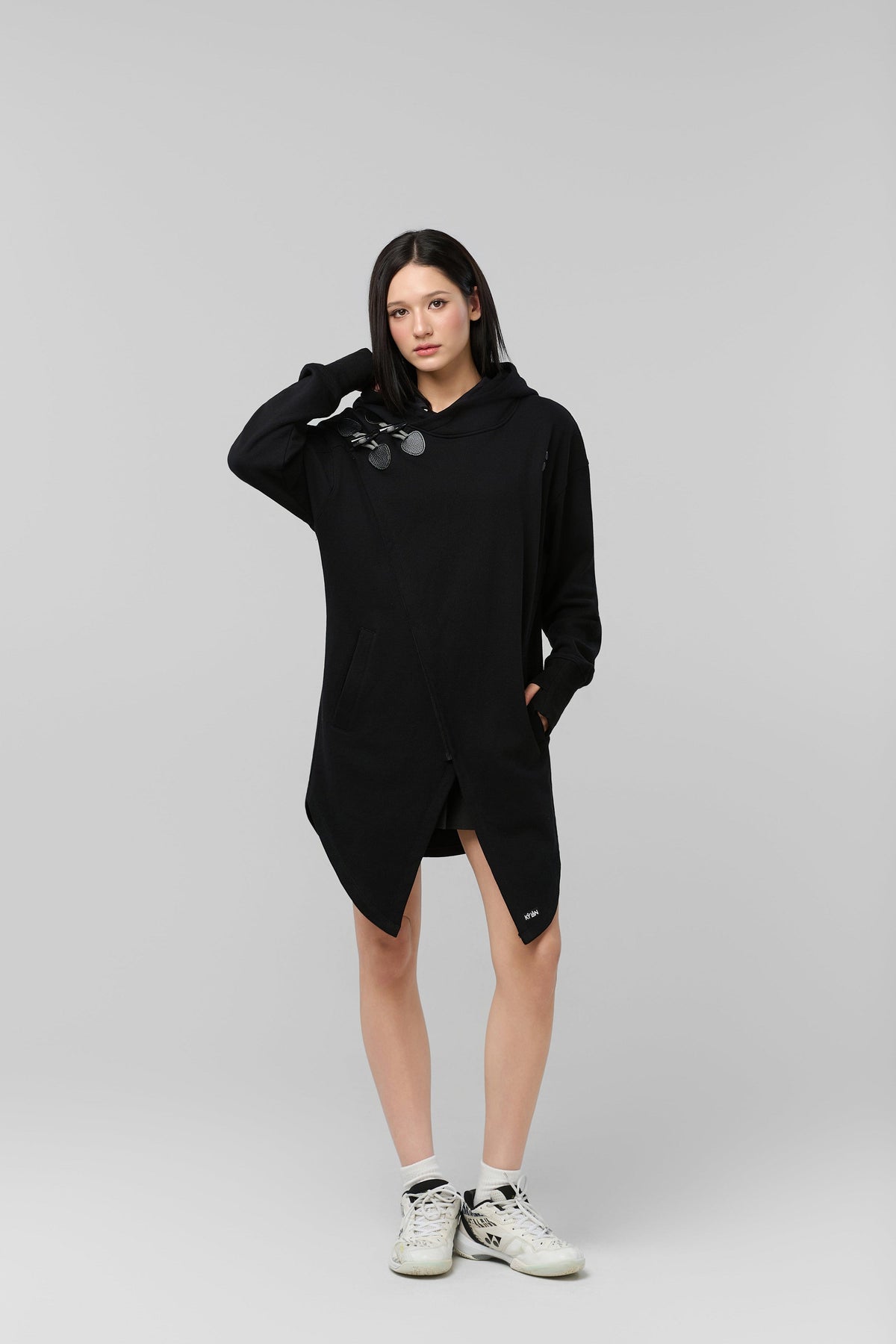 Kỳ Lân - Asian Activewear Sanctuary Hoodie - Obsidian - Men