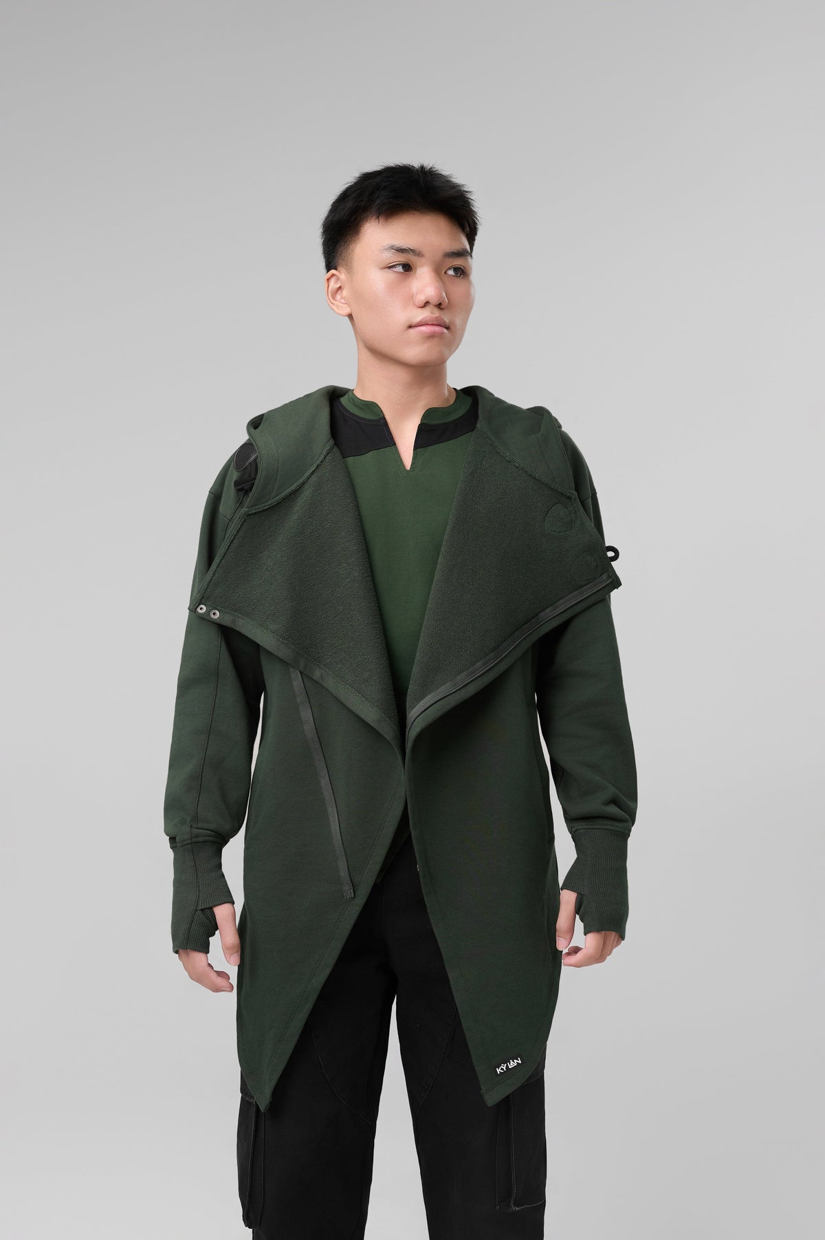 Kỳ Lân - Asian Activewear Sanctuary Hoodie - Serpentine