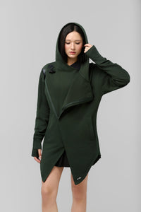 Kỳ Lân - Asian Activewear Sanctuary Hoodie - Serpentine - Women