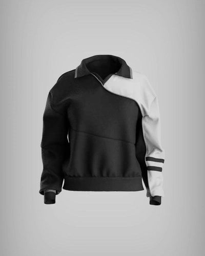 Kỳ Lân - Asian Activewear Sentinel Sweater - Black Lotus