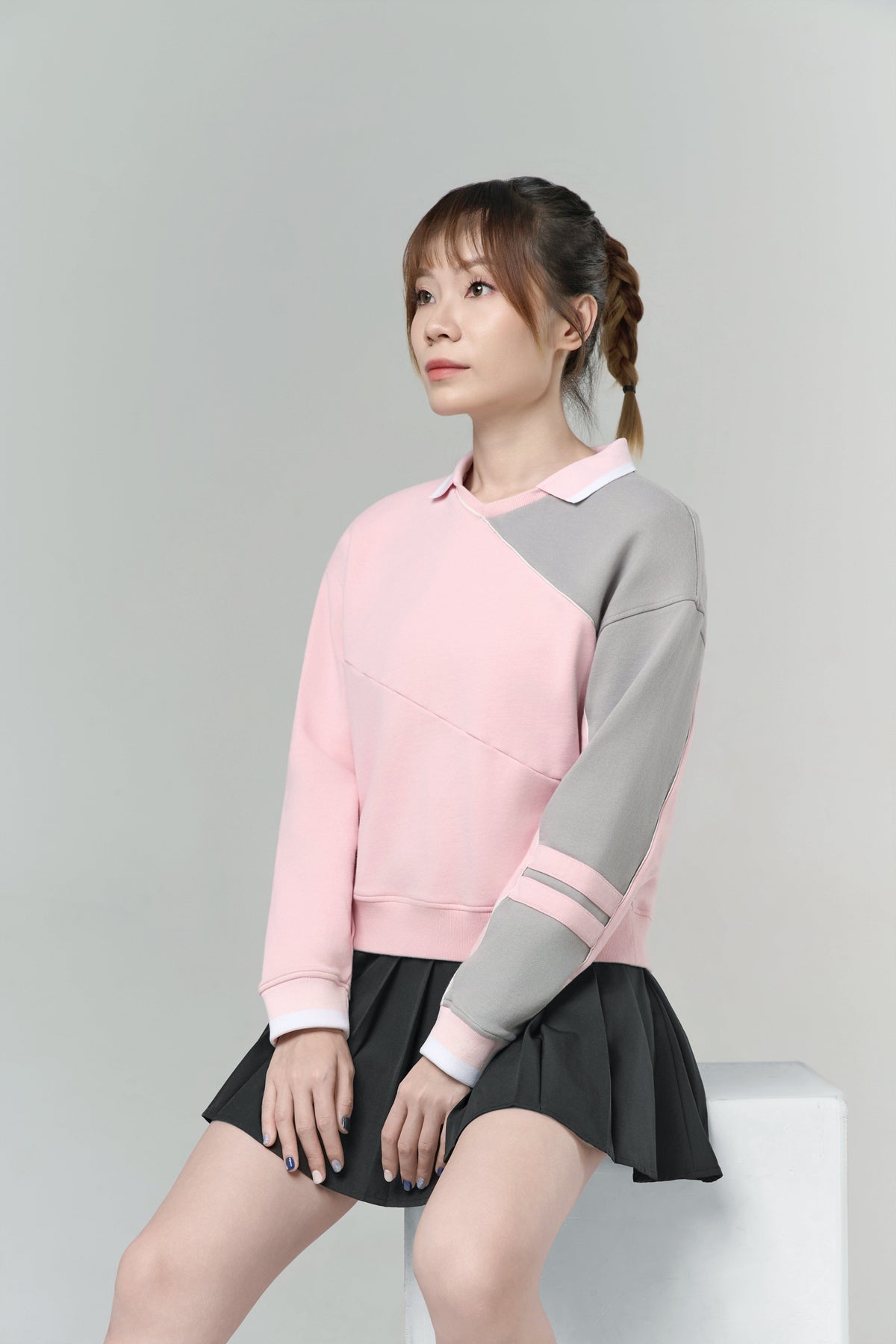 Kỳ Lân - Asian Activewear Sentinel Sweater - Black Lotus