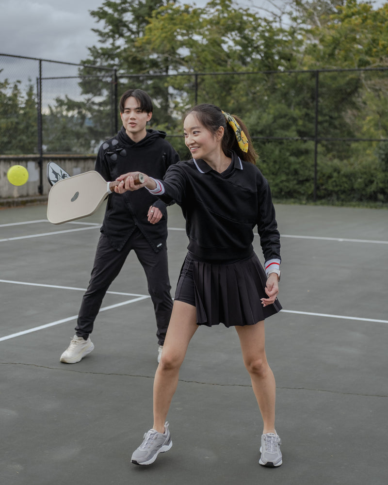 Kỳ Lân - Asian Activewear Sentinel Sweater - Black Lotus