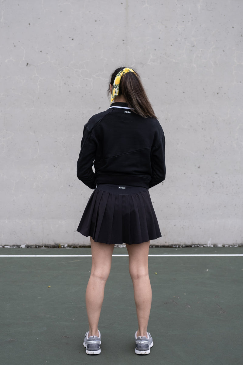 Kỳ Lân - Asian Activewear Sentinel Sweater - Black Lotus