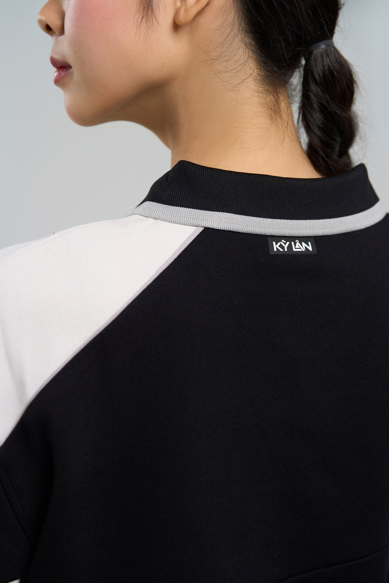 Kỳ Lân - Asian Activewear Sentinel Sweater - Black Lotus
