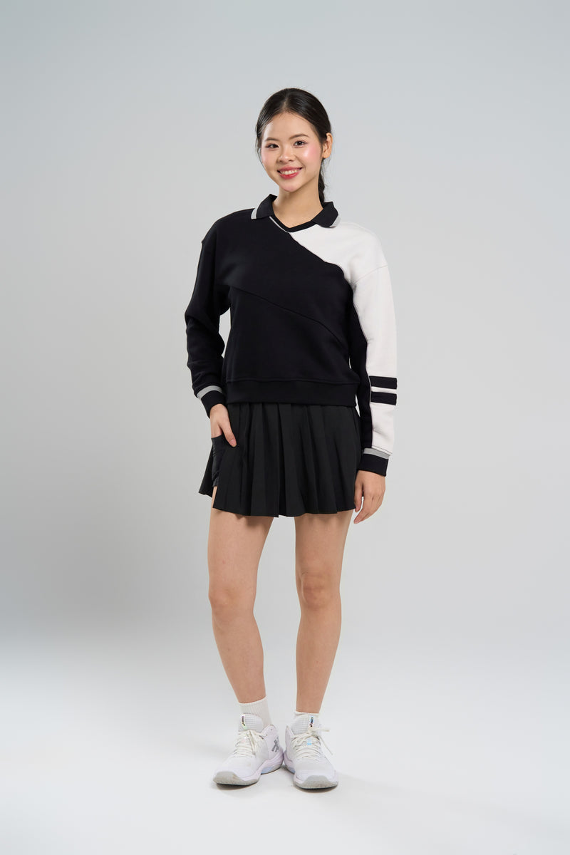Kỳ Lân - Asian Activewear Sentinel Sweater - Black Lotus