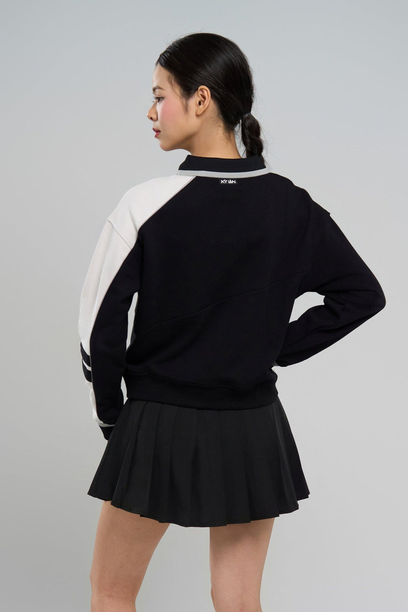 Kỳ Lân - Asian Activewear Sentinel Sweater - Black Lotus
