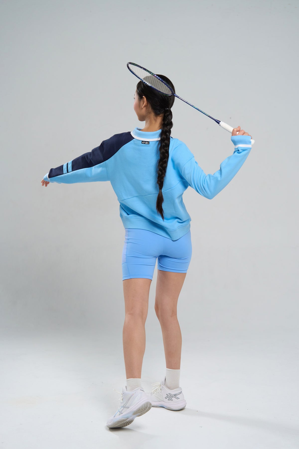 Kỳ Lân - Asian Activewear Sentinel Sweater - Iris
