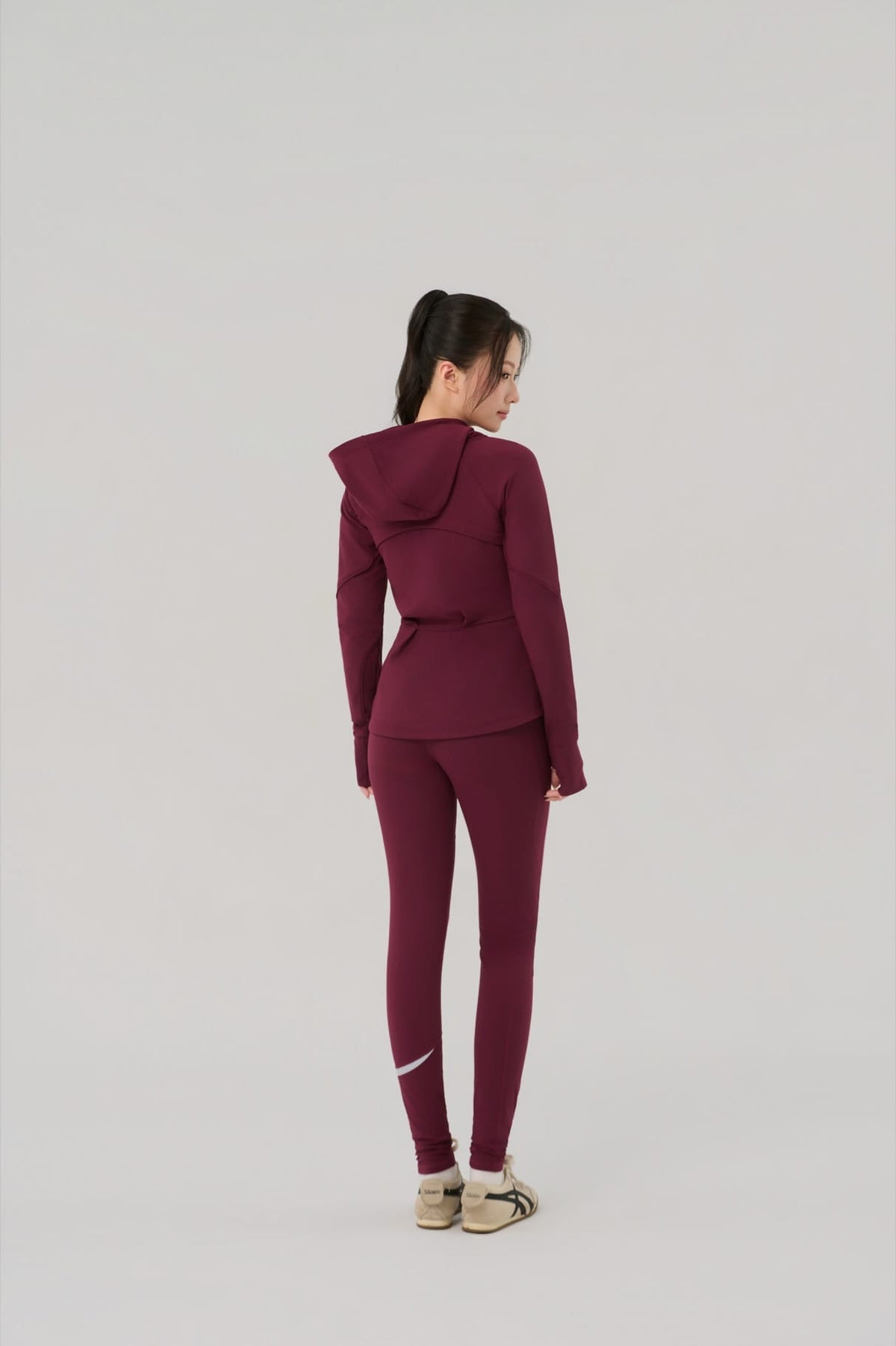 Kỳ Lân - Asian Activewear Zip Up Hoodie/Jacket Sentry Jacket - Wine